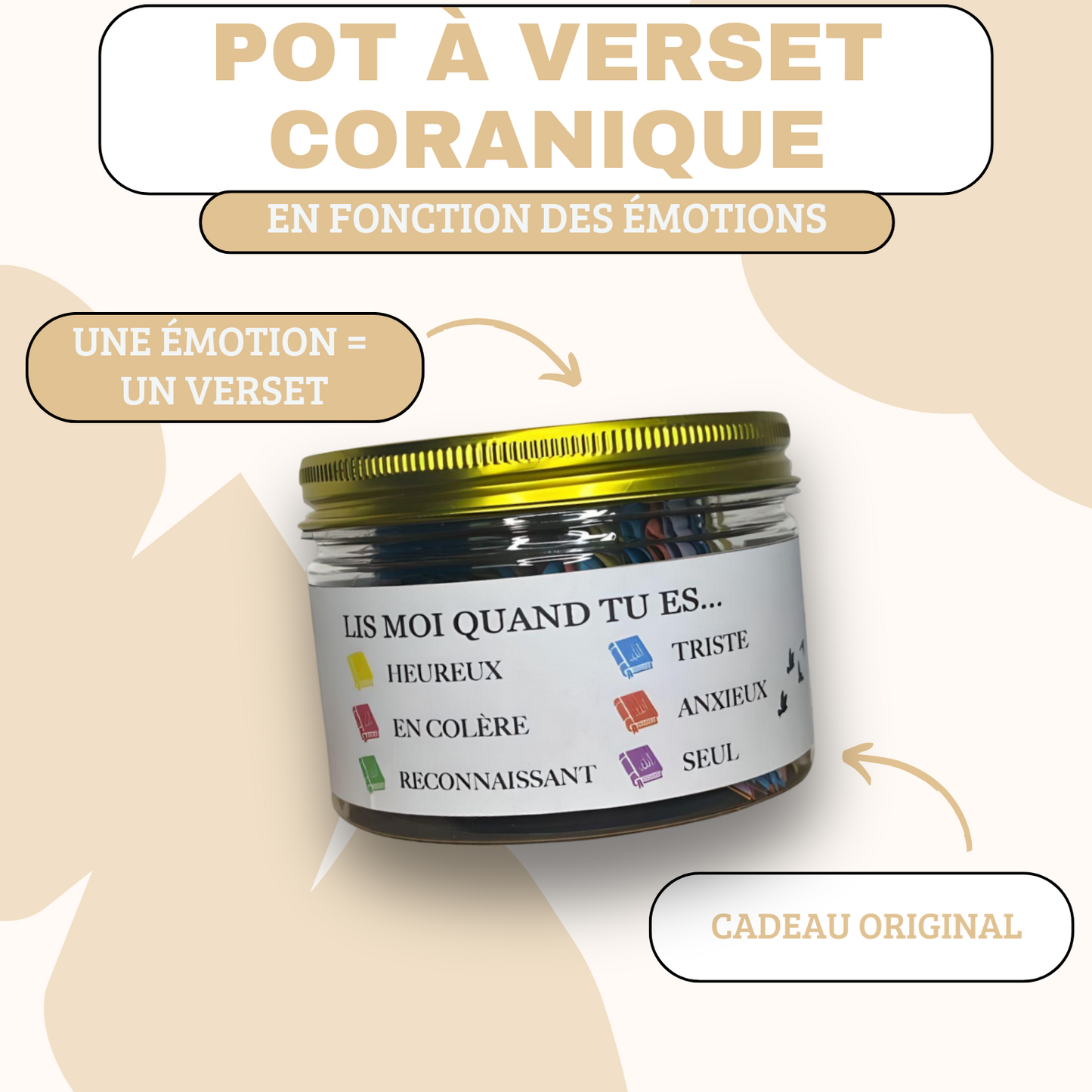 Pot à versets coraniques